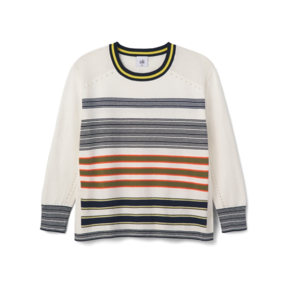 CAbi Parasol Pullover Crewneck Sweater, Med, New in Bag
